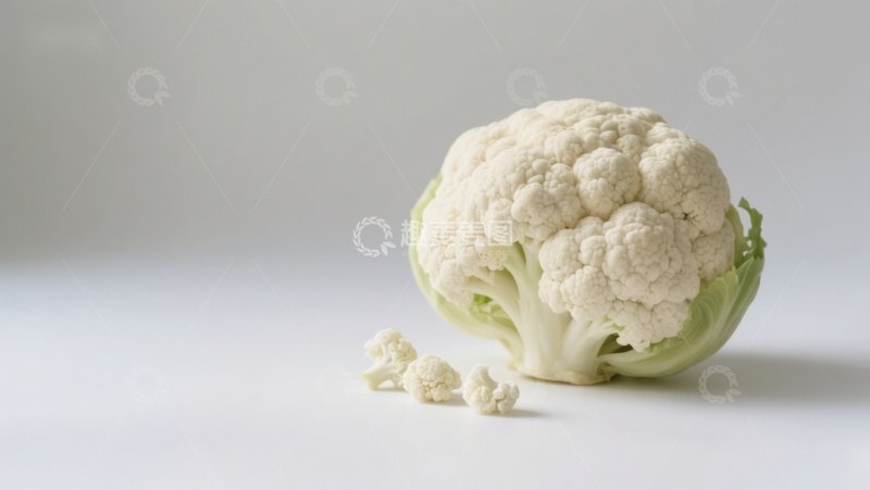 高清大图下载【趣麦麦图】新鲜花椰菜静物特写