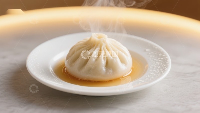 高清大图下载【趣麦麦图】热腾腾的小笼包