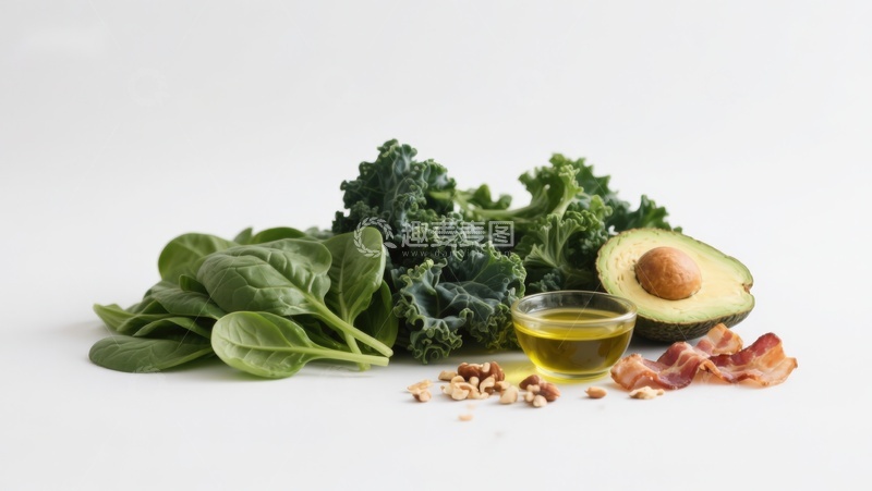 高清大图下载【趣麦麦图】新鲜蔬菜与健康食材组合