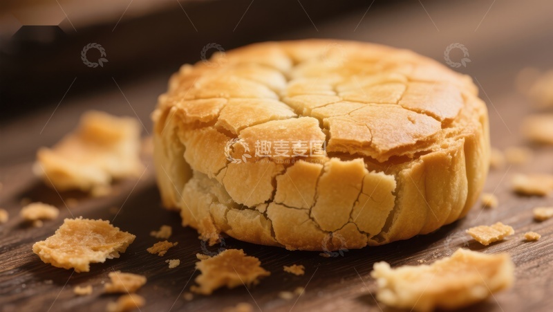 高清大图下载【趣麦麦图】酥脆糕点特写