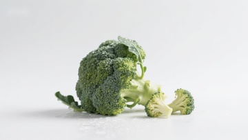 新鲜西兰花特写