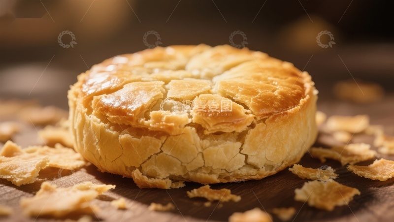 高清大图下载【趣麦麦图】酥皮糕点特写