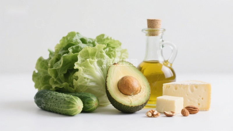 高清大图下载【趣麦麦图】新鲜蔬菜与健康食材组合