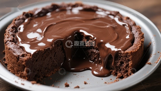 浓郁巧克力熔岩蛋糕