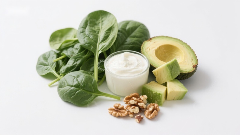 高清大图下载【趣麦麦图】新鲜蔬菜与健康食材组合