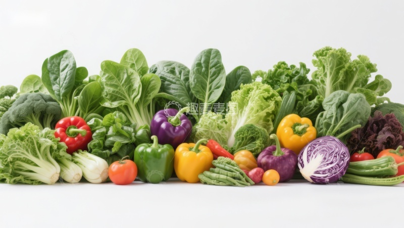 高清大图下载【趣麦麦图】新鲜蔬菜组合展示