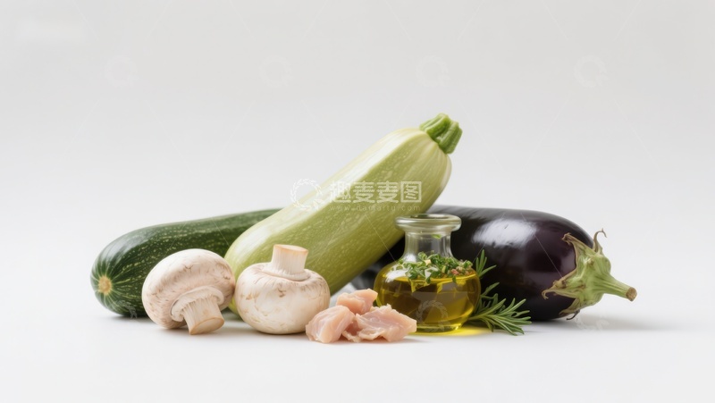 高清大图下载【趣麦麦图】新鲜蔬菜与食材组合