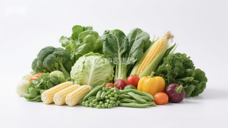 高清大图下载【趣麦麦图】新鲜蔬菜组合展示