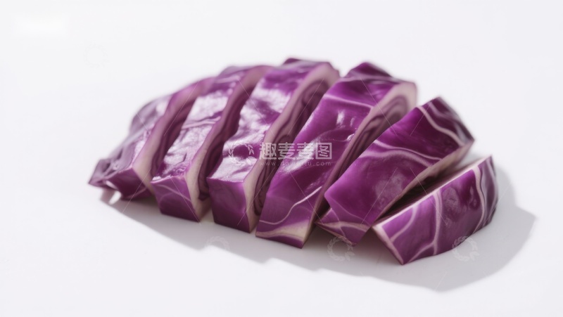 高清大图下载【趣麦麦图】切片紫甘蓝特写