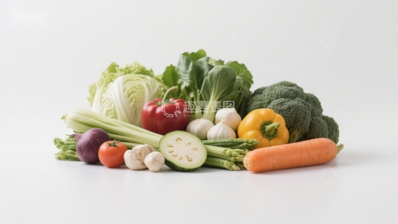 高清大图下载【趣麦麦图】新鲜蔬菜组合展示