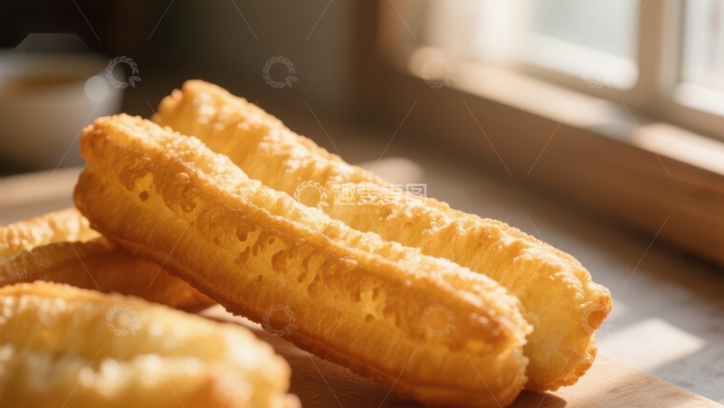 高清大图下载【趣麦麦图】金黄酥脆的油条
