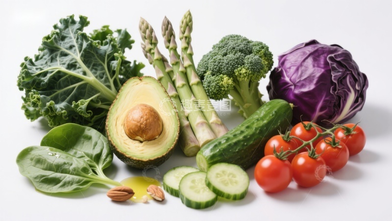 高清大图下载【趣麦麦图】新鲜蔬菜与水果组合