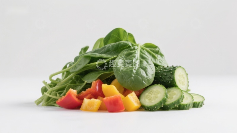高清大图下载【趣麦麦图】新鲜蔬菜拼盘