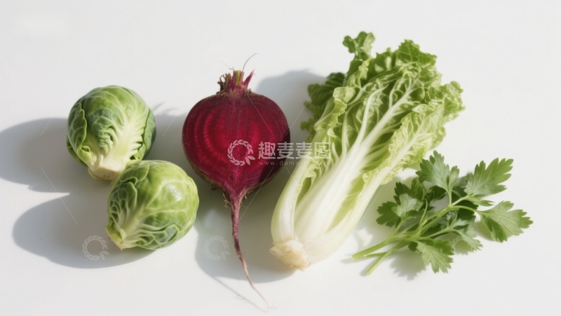 高清大图下载【趣麦麦图】新鲜蔬菜组合展示