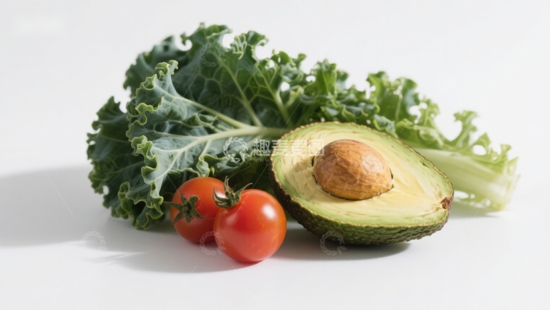 高清大图下载【趣麦麦图】新鲜蔬菜与牛油果组合
