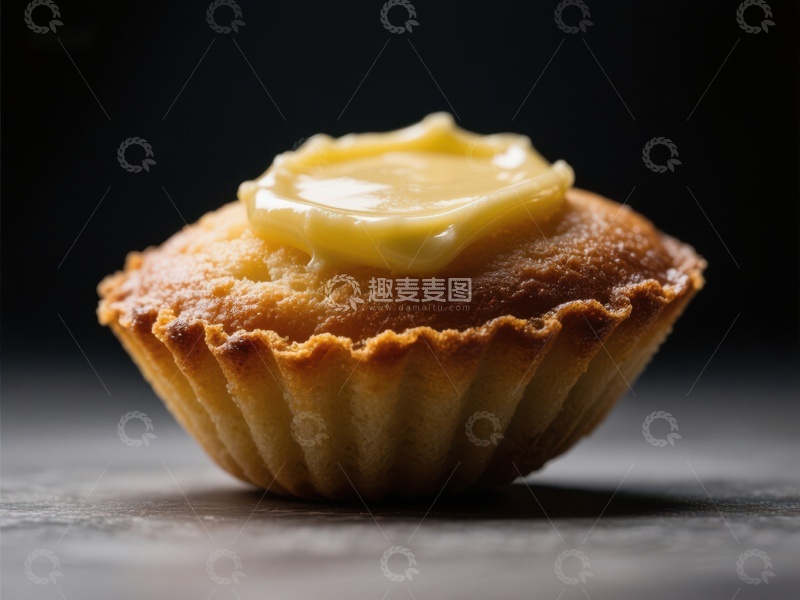 高清大图下载【趣麦麦图】奶油馅饼特写