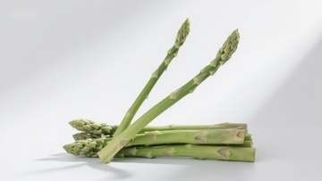 新鲜芦笋特写