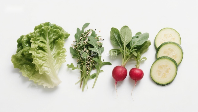 高清大图下载【趣麦麦图】新鲜蔬菜排列展示