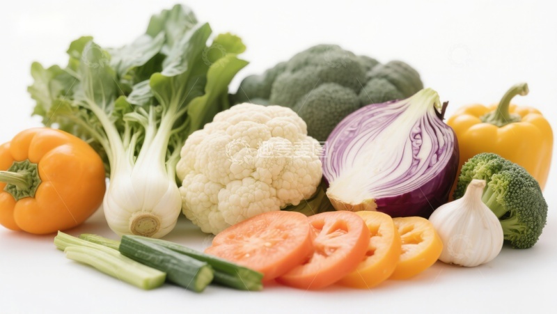 高清大图下载【趣麦麦图】新鲜蔬菜组合展示