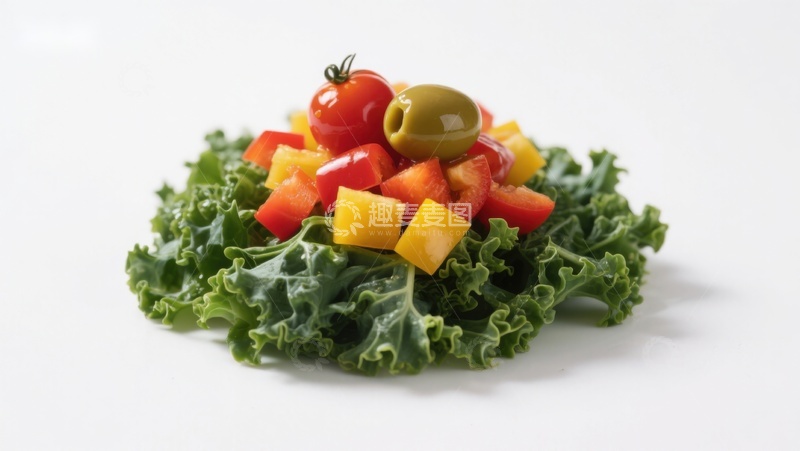 高清大图下载【趣麦麦图】新鲜蔬菜沙拉组合