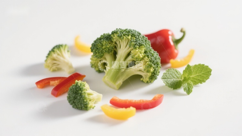 高清大图下载【趣麦麦图】新鲜蔬菜组合特写
