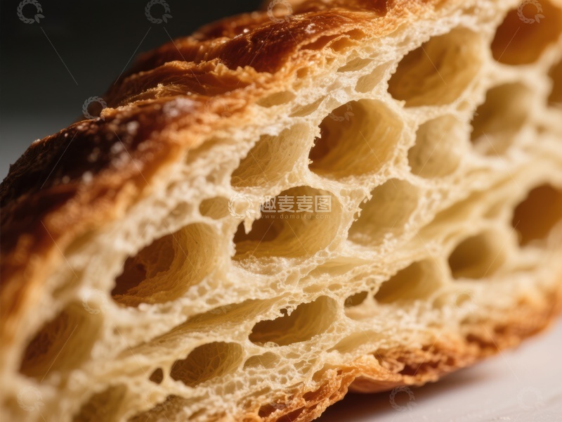 高清大图下载【趣麦麦图】面包内部结构特写