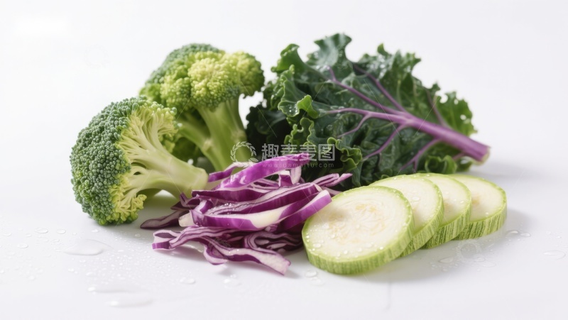 高清大图下载【趣麦麦图】新鲜蔬菜组合特写