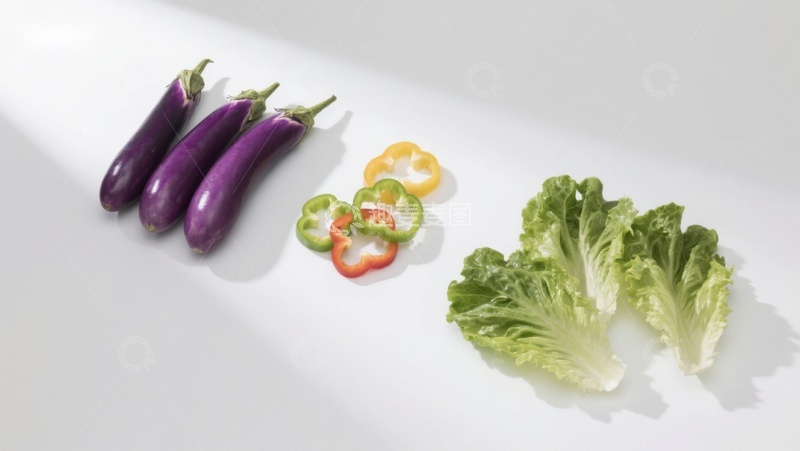 高清大图下载【趣麦麦图】新鲜蔬菜静物展示