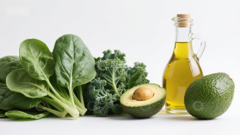 高清大图下载【趣麦麦图】新鲜蔬菜与橄榄油摆拍