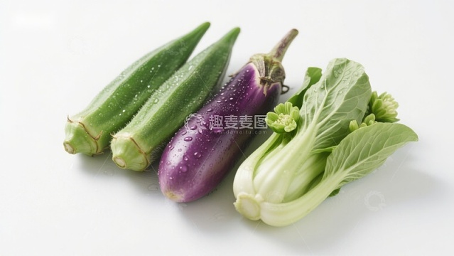 新鲜蔬菜组合展示