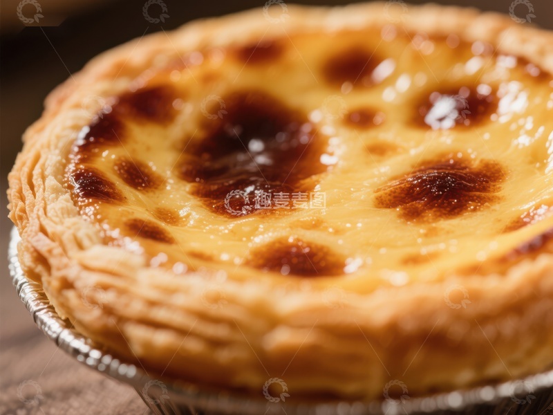 高清大图下载【趣麦麦图】金黄蛋挞，诱人甜点