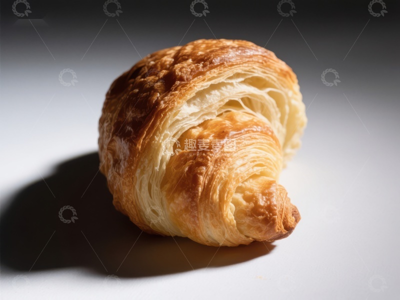 高清大图下载【趣麦麦图】金黄酥脆的羊角面包