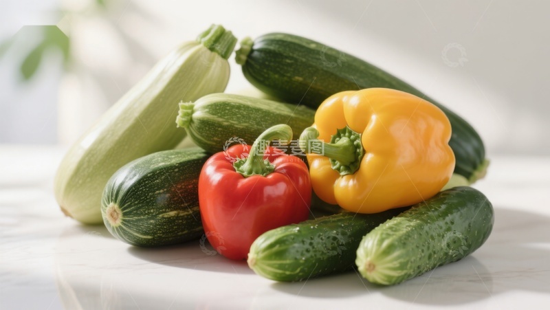 高清大图下载【趣麦麦图】新鲜蔬菜静物展示