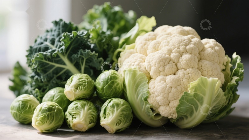 高清大图下载【趣麦麦图】新鲜蔬菜组合特写