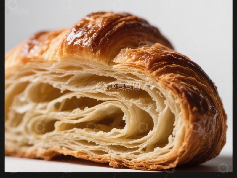 高清大图下载【趣麦麦图】金黄酥脆的羊角面包