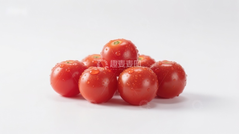 高清大图下载【趣麦麦图】新鲜樱桃番茄特写
