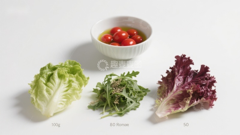 高清大图下载【趣麦麦图】新鲜蔬菜与樱桃番茄摆盘