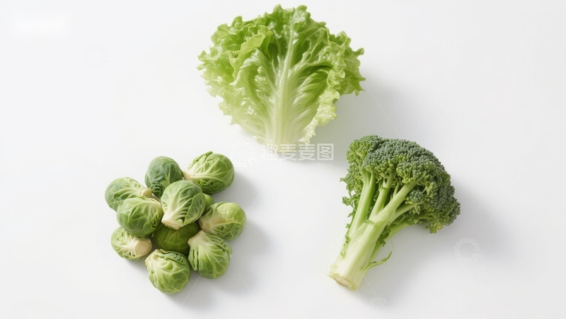 高清大图下载【趣麦麦图】新鲜绿色蔬菜组合
