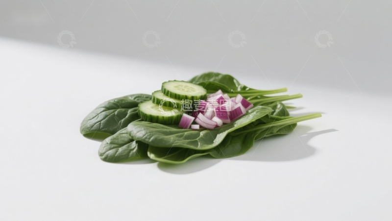 高清大图下载【趣麦麦图】新鲜蔬菜沙拉食材组合