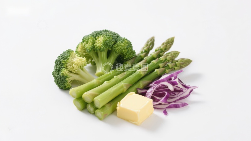 高清大图下载【趣麦麦图】新鲜蔬菜与黄油组合