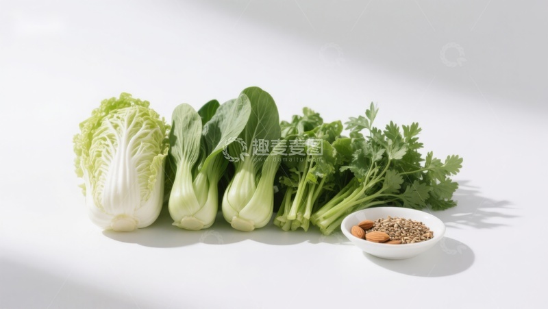 高清大图下载【趣麦麦图】新鲜蔬菜与香料摆拍