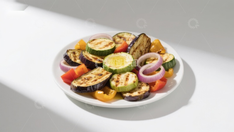 高清大图下载【趣麦麦图】烤蔬菜拼盘