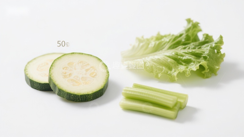 高清大图下载【趣麦麦图】切片黄瓜生菜芹菜