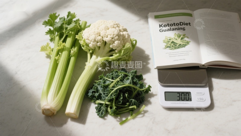 高清大图下载【趣麦麦图】-低碳饮食食材与称重展示