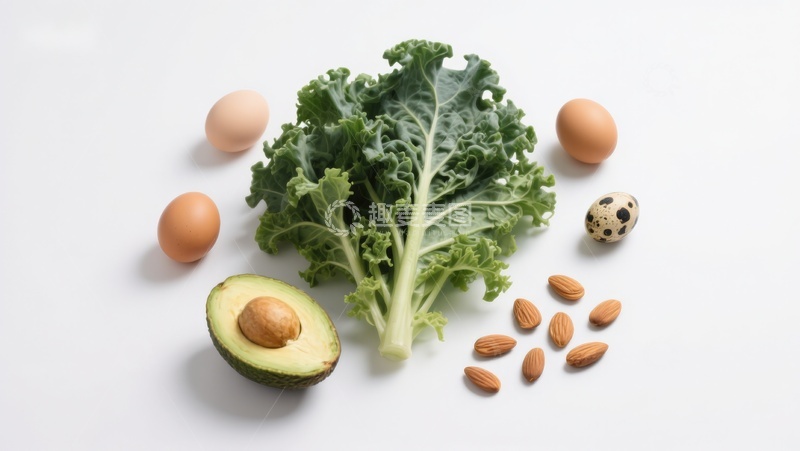高清大图下载【趣麦麦图】新鲜蔬菜与健康食材组合