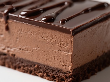 巧克力慕斯蛋糕特写