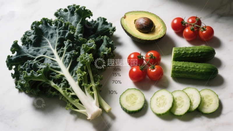 高清大图下载【趣麦麦图】新鲜蔬菜组合摆拍