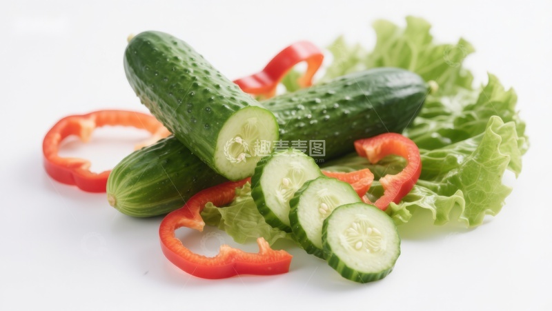 高清大图下载【趣麦麦图】新鲜蔬菜组合特写