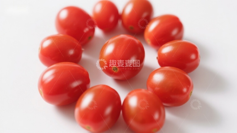 高清大图下载【趣麦麦图】一圈红色小番茄
