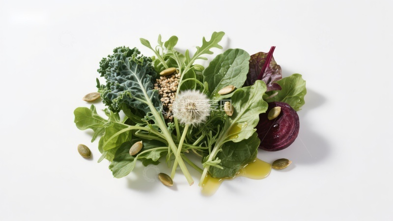 高清大图下载【趣麦麦图】新鲜蔬菜与种子组合